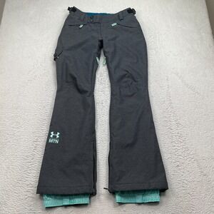 Under Armor MTN Pants Women's Size XS (Fits 28X32) Ski Snowboard Gray